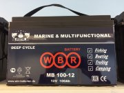 Аккумулятор морской WBR, 100 а/ч
